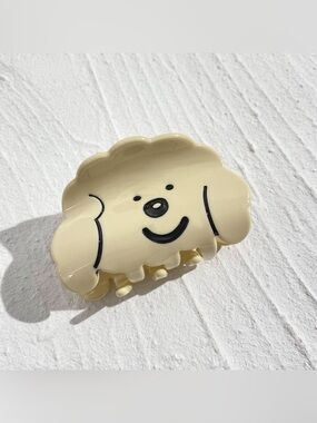 Y2K Aesthetics Graphic Dog Acetate Hair Claw Clip